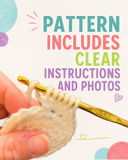 Elephant Crochet Pattern PDF