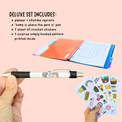 The Ultimate Crochet Project Planner & Pattern Organizer Binder