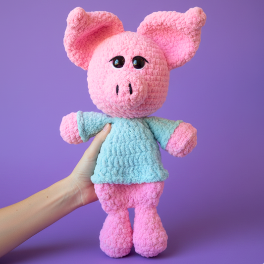 Crochet Pig Pattern (Instant PDF)