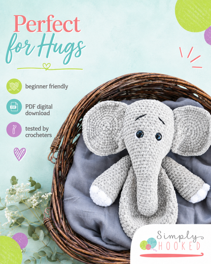 Elephant Crochet Pattern PDF