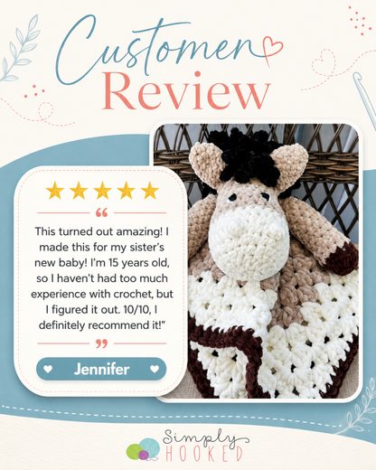 Horse Lovey Crochet Pattern PDF