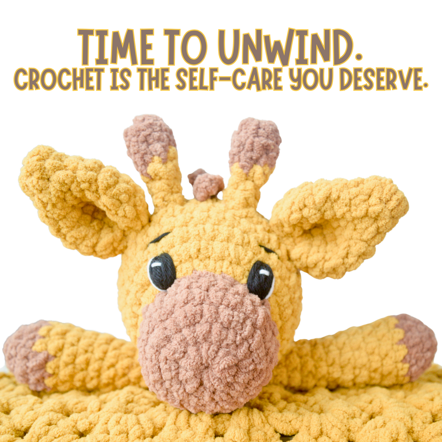 crochet giraffe lovey