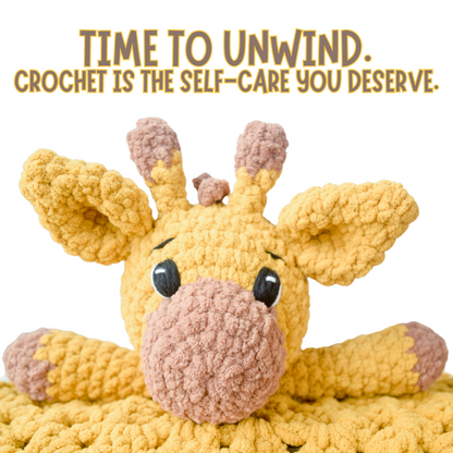 crochet giraffe lovey