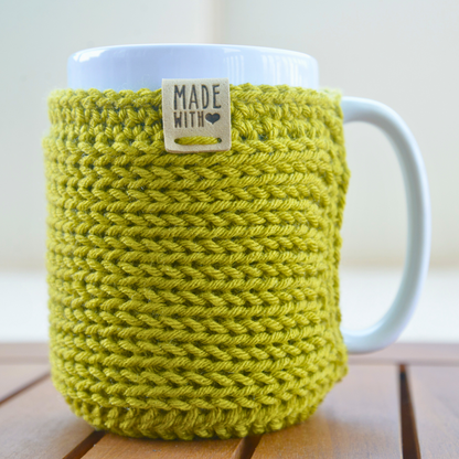 Coffee Cup Cozy With Coaster For Large 15 oz Mugs