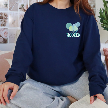 HOOKED Crochet Long Sleeve Shirt for Yarn Lovers