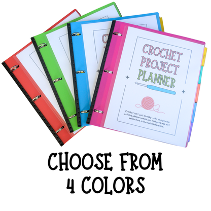 Crochet Project Planner | Track WIPs, Yarn Inventory & Patterns