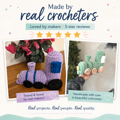 Transportation Crochet Pattern Bundle PDF