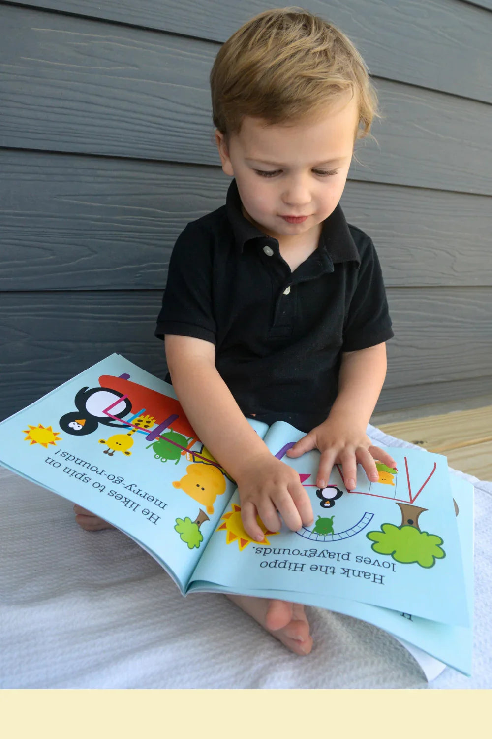 Hippo Crochet Plushie Kit with Children's Bedtime Book