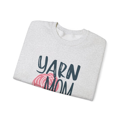 Yarn Mom Sweatshirt – Cozy Crochet & Knitting Gift for Yarn Lovers