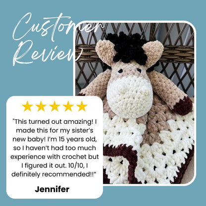 Horse Lovey Crochet 5 star review