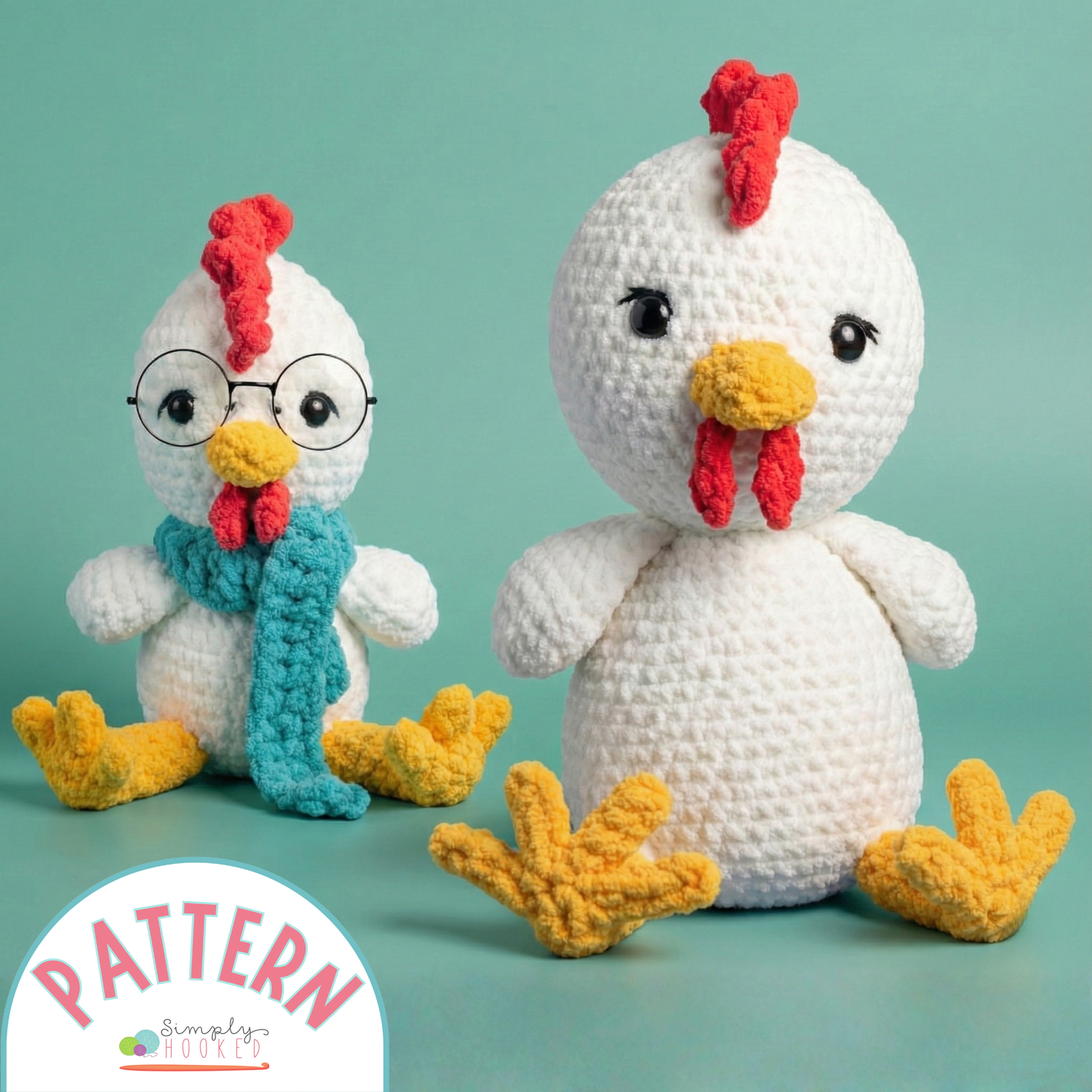 Crochet Chicken Pattern Bundle PDF Download