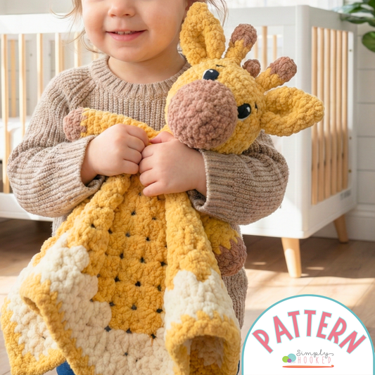 Giraffe Lovey Crochet Pattern PDF Download