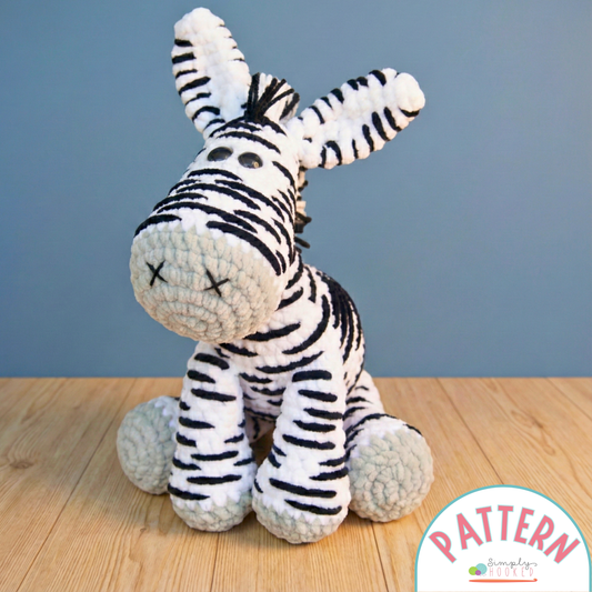Zebra Crochet Pattern – Beginner-Friendly Amigurumi PDF