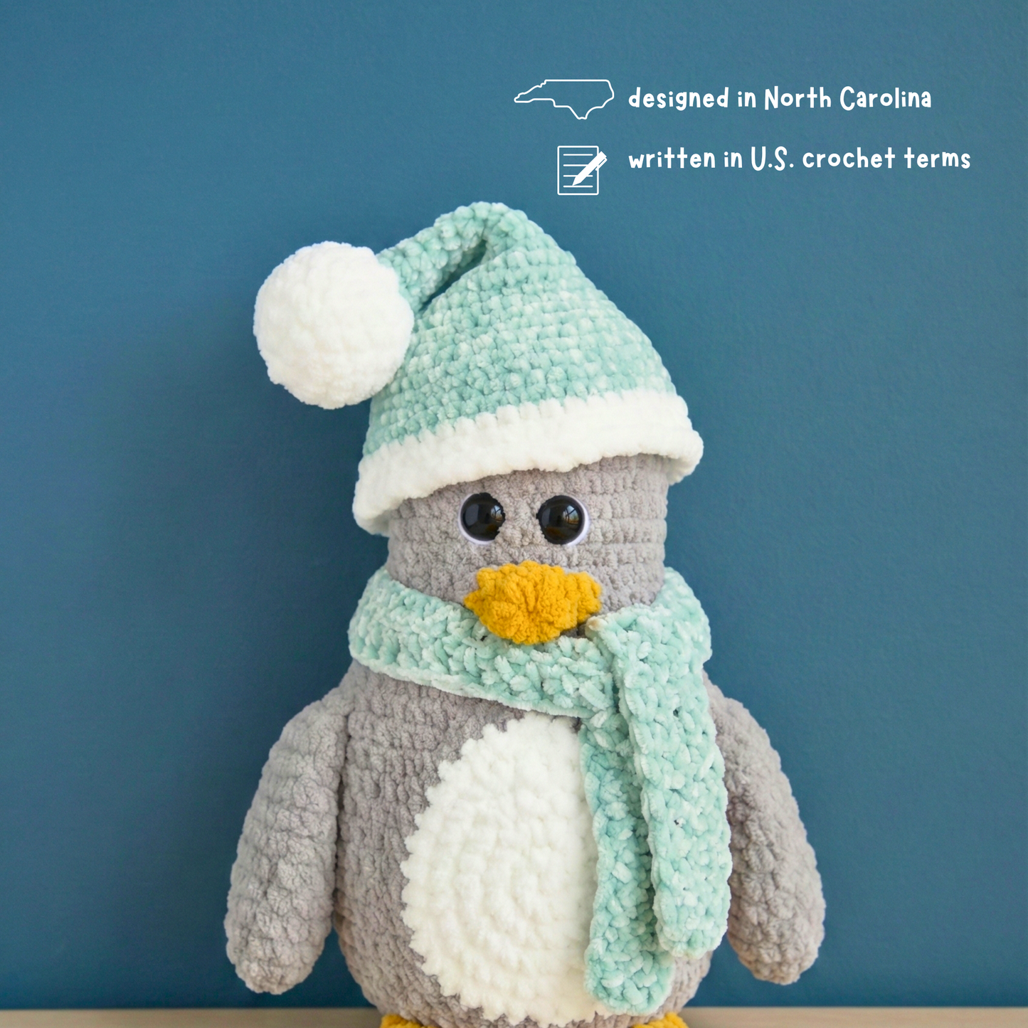 Christmas Penguin Crochet Pattern (Instant PDF)