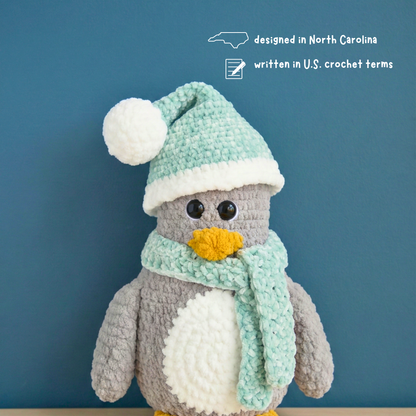 Christmas Penguin Crochet Pattern (Instant PDF)