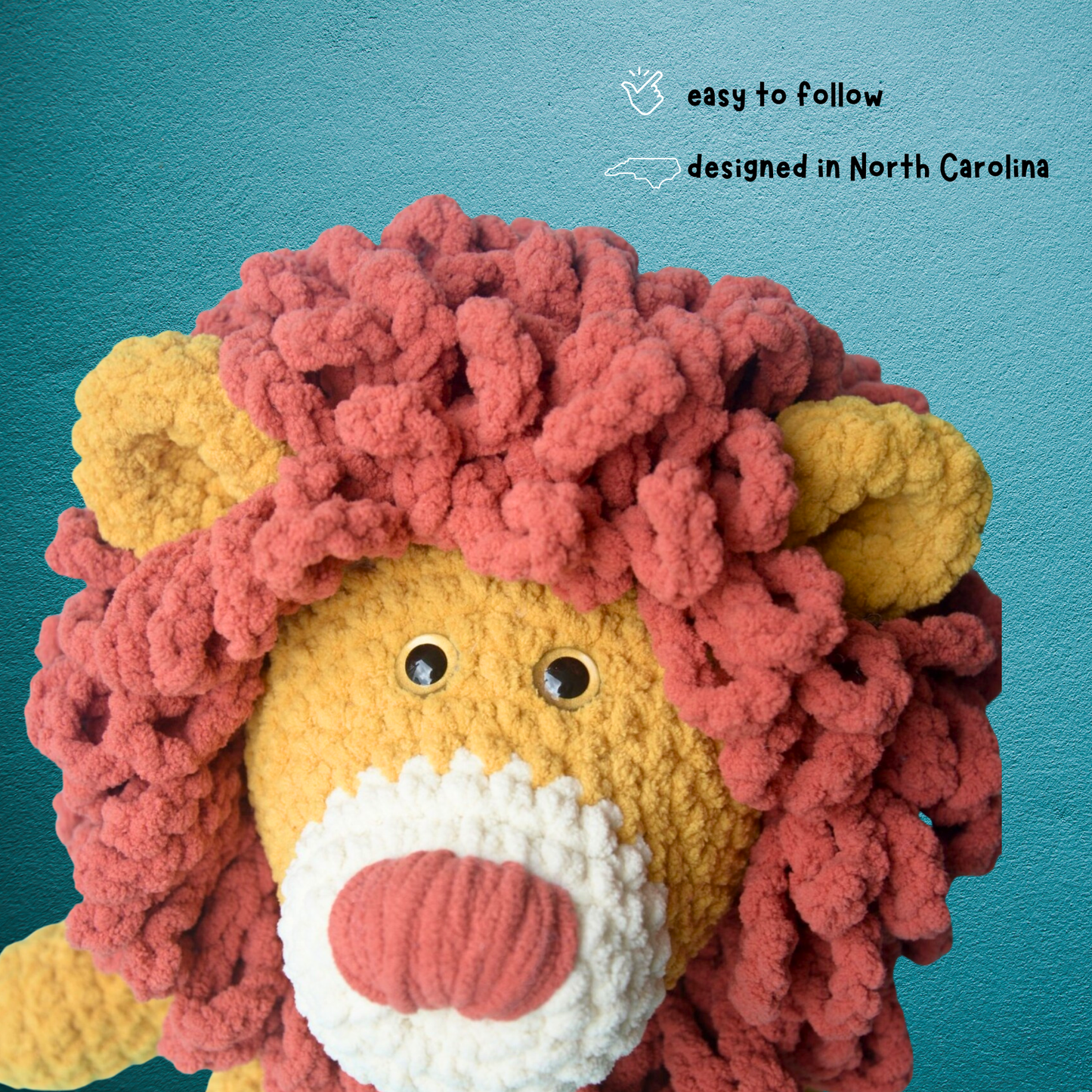 Crochet Lion Pattern (Instant PDF)