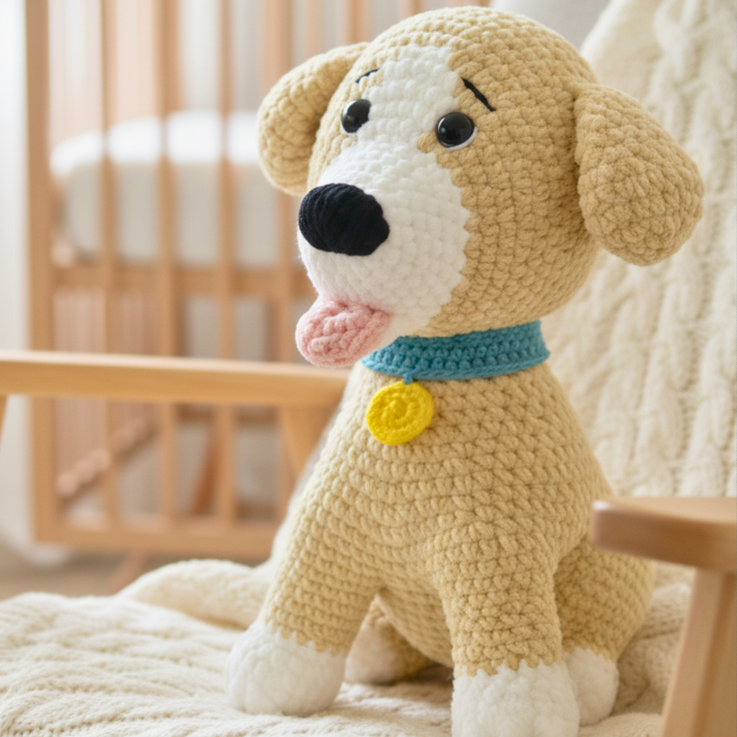Life-Size Crochet Dog Pattern PDF Download
