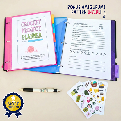 The Ultimate Crochet Project Planner & Pattern Organizer Binder