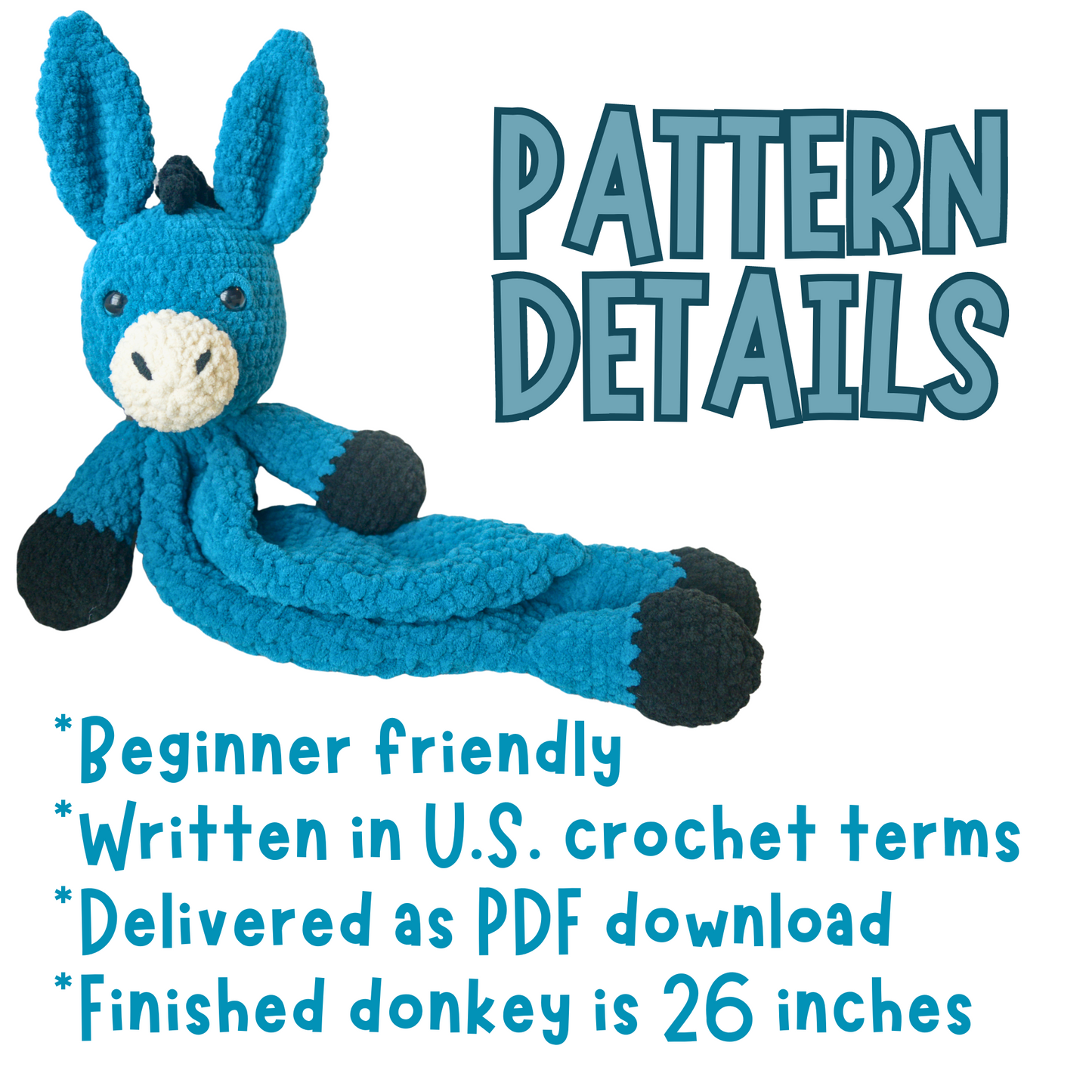 Crochet Donkey Pattern