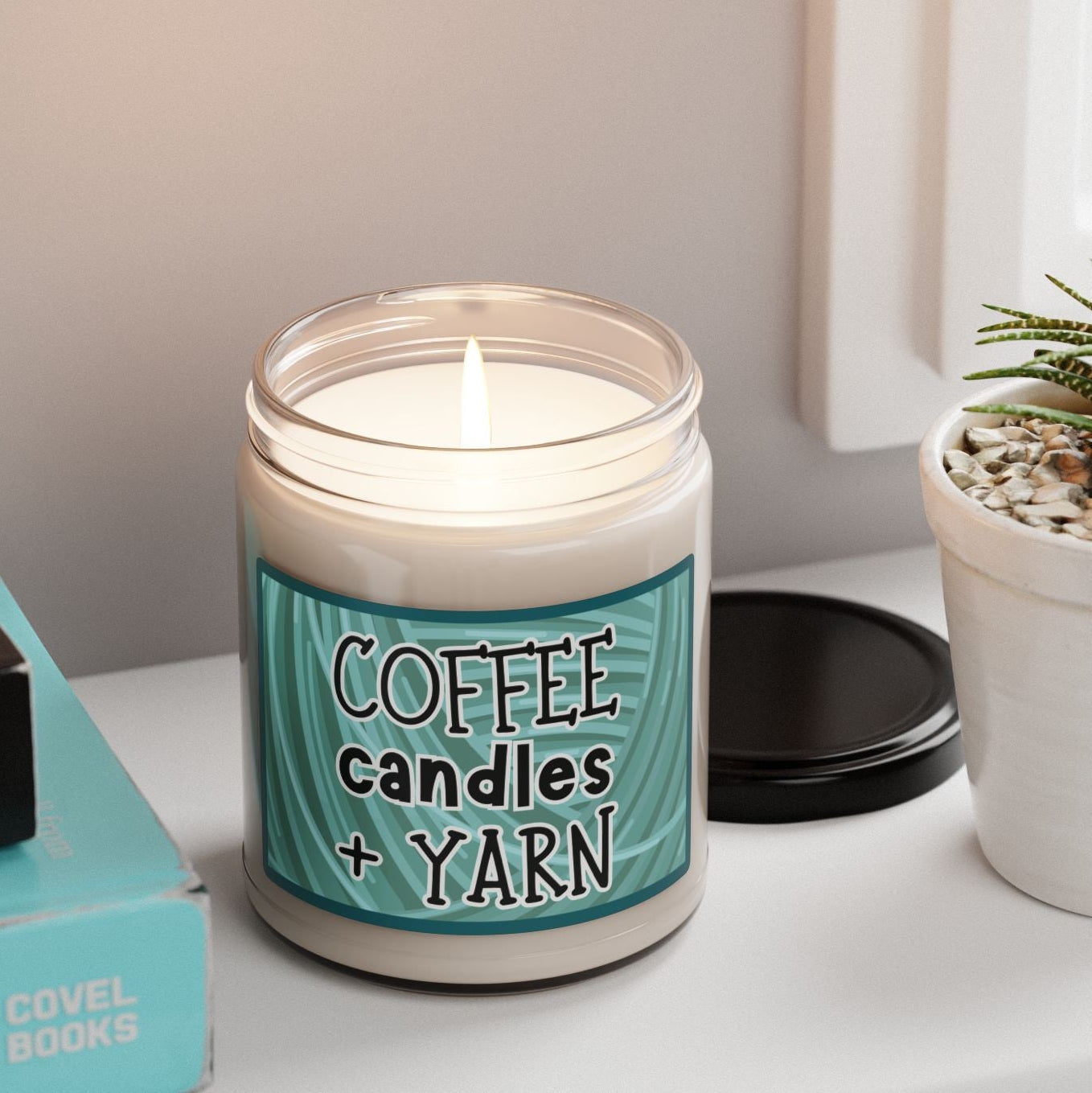 Yarn Lover Candle – Coffee, Candles + Yarn | Crochet & Knitting Gift