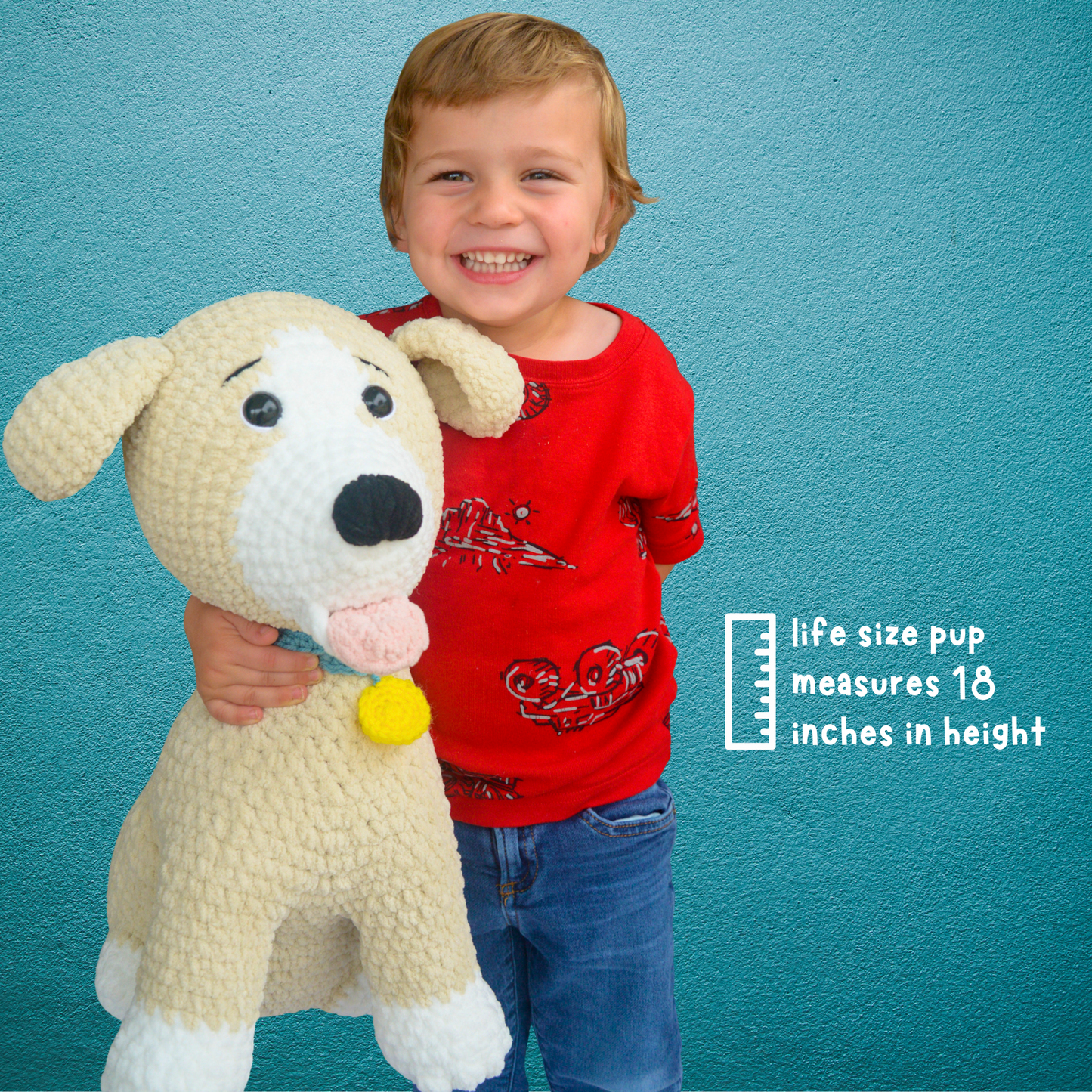 Life-Size Crochet Dog Pattern PDF Download