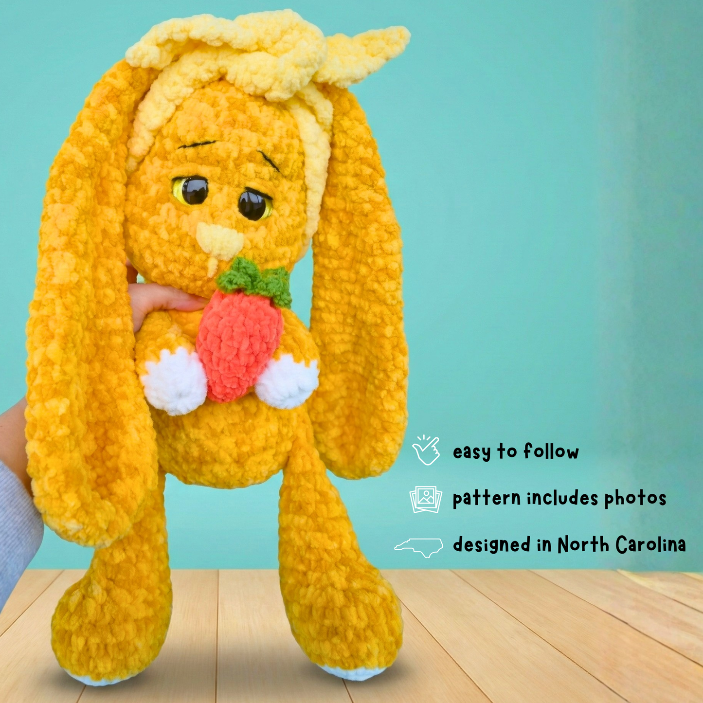 Crochet Bunny Amigurumi Pattern (Instant PDF)