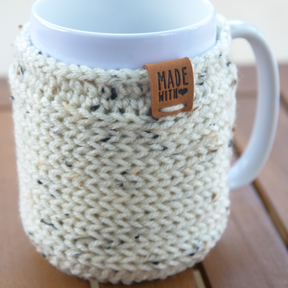 Coffee Cup Cozy With Coaster For Large 15 oz Mugs