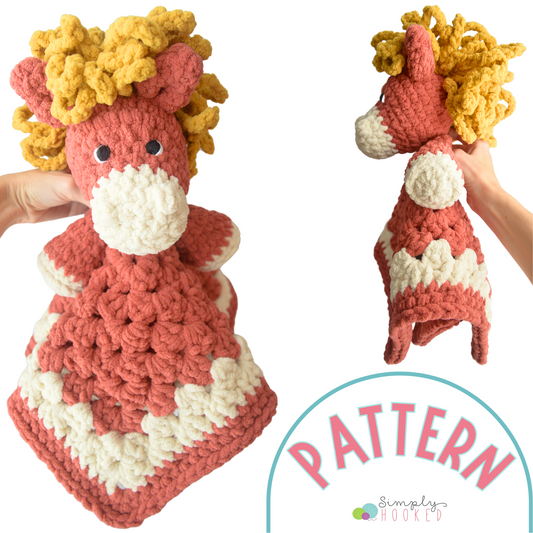 crochet horse lovey