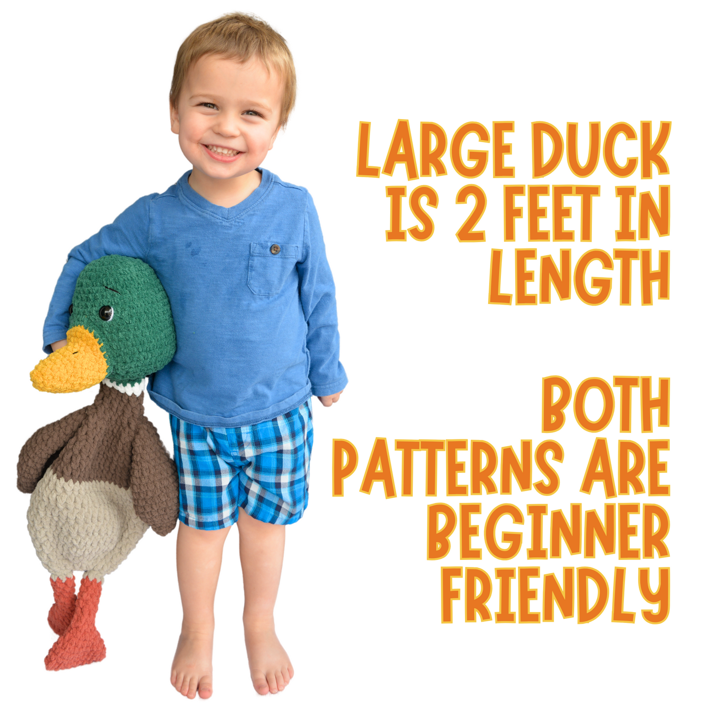 Mallard Duck Crochet Pattern Bundle, PDF Download