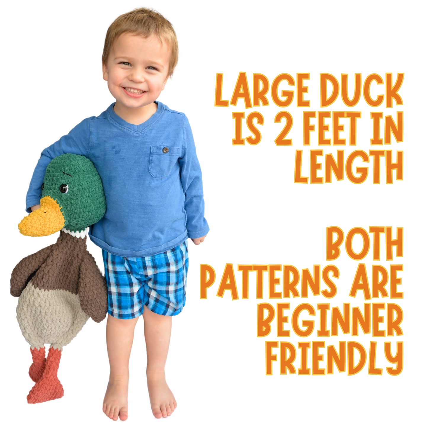 Mallard Duck Snuggler Crochet Pattern for Beginners PDF Download