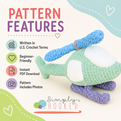 Crochet Helicopter Pattern PDF