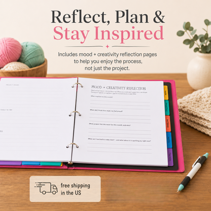 Crochet Project Planner & Pattern Organizer