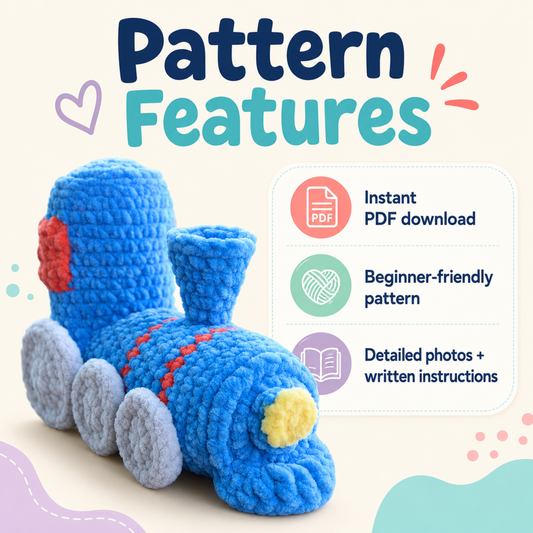 Crochet Train Pattern PDF