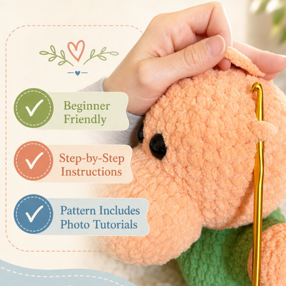 Hank the Hippo Crochet Kit & Children's Book Bundle