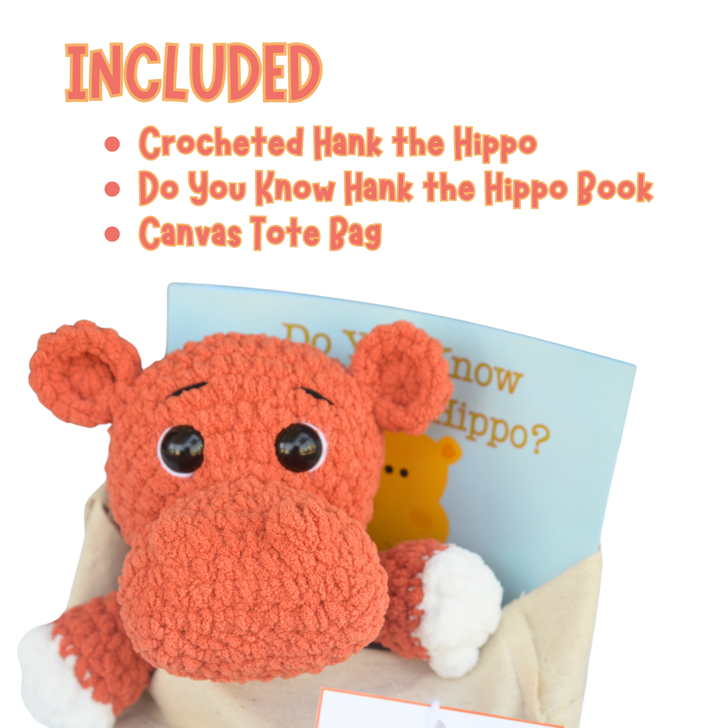 crochet hippo