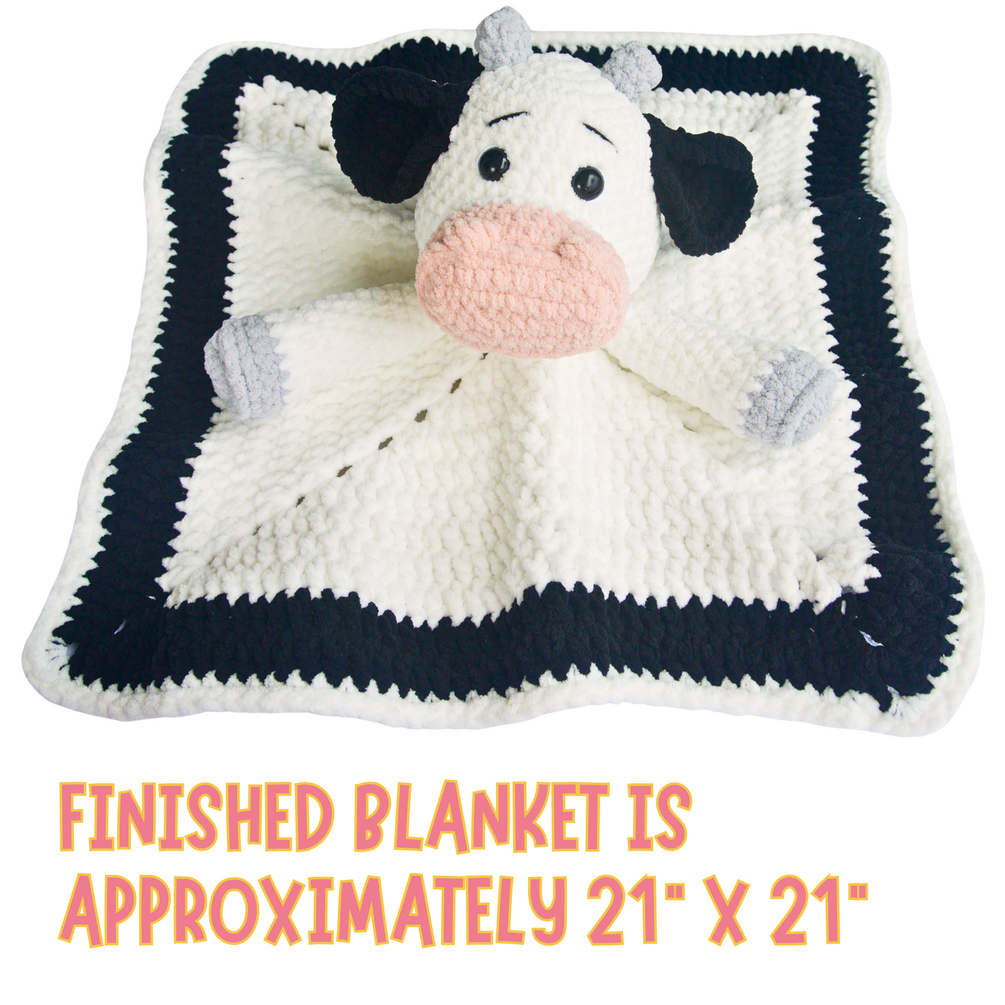 Cow Blanket Crochet Pattern
