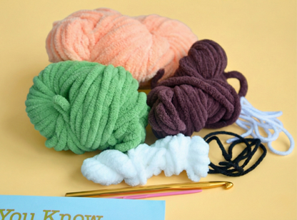 Hank the Hippo Signature Crochet Plushie Kit & Book