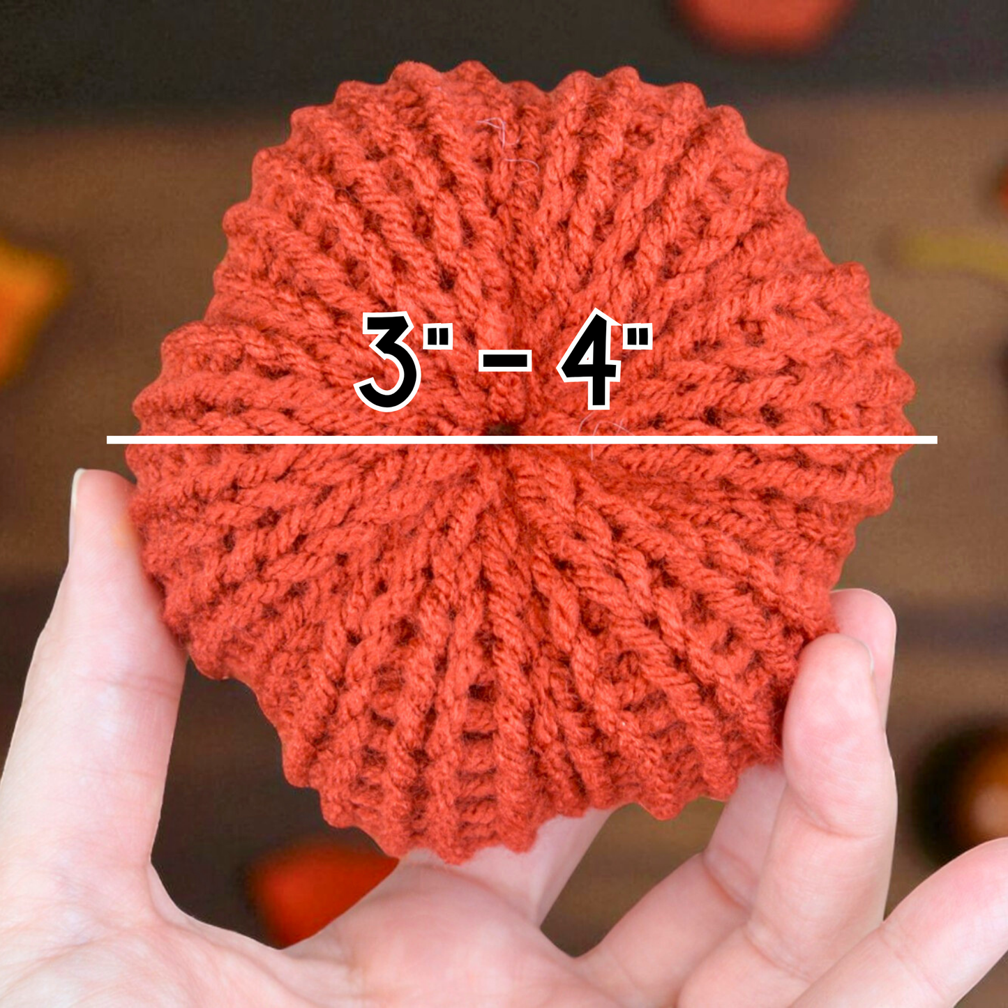 Handmade Plush Pumpkins – Set of 3 Fall Farmhouse Décor