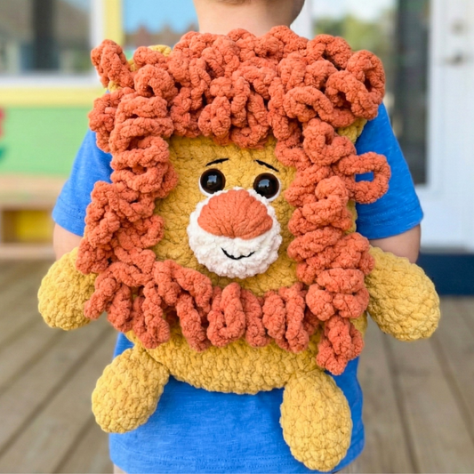 Lion Backpack Crochet Pattern (Instant PDF)