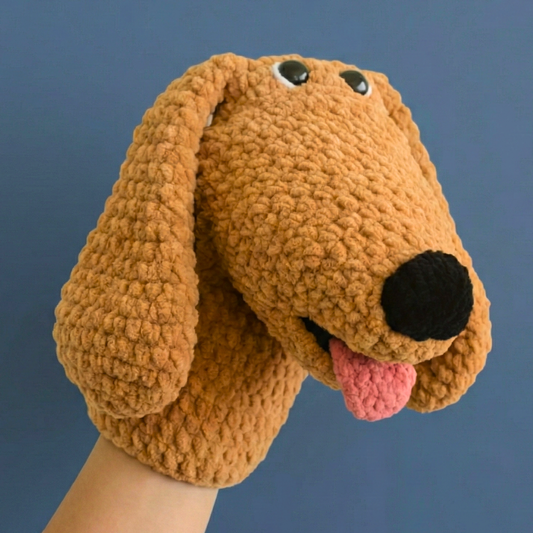 Dog Hand Puppet Crochet Pattern (Instant PDF)