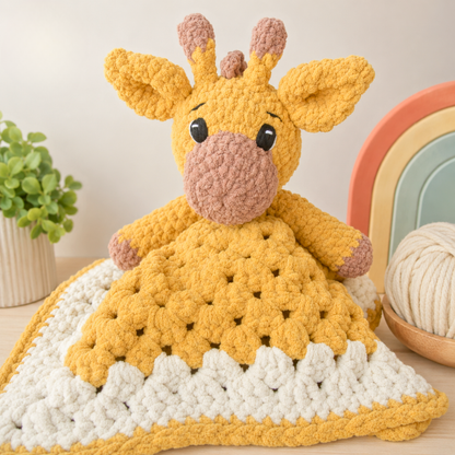Giraffe Lovey Crochet Pattern PDF