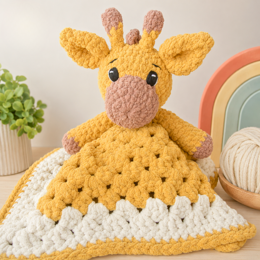Giraffe Lovey Crochet Pattern PDF