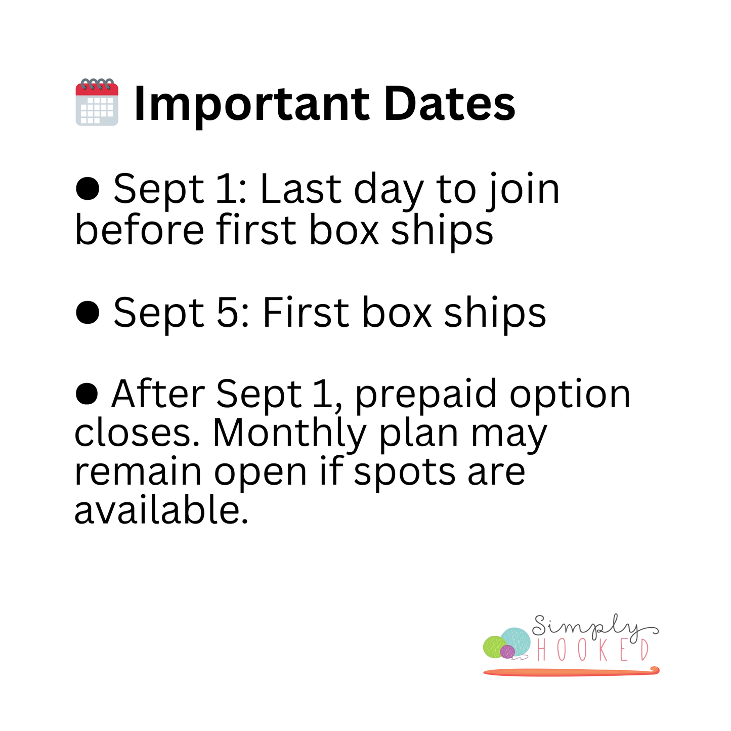 Sept-Nov 2025 Kit Club Subscription