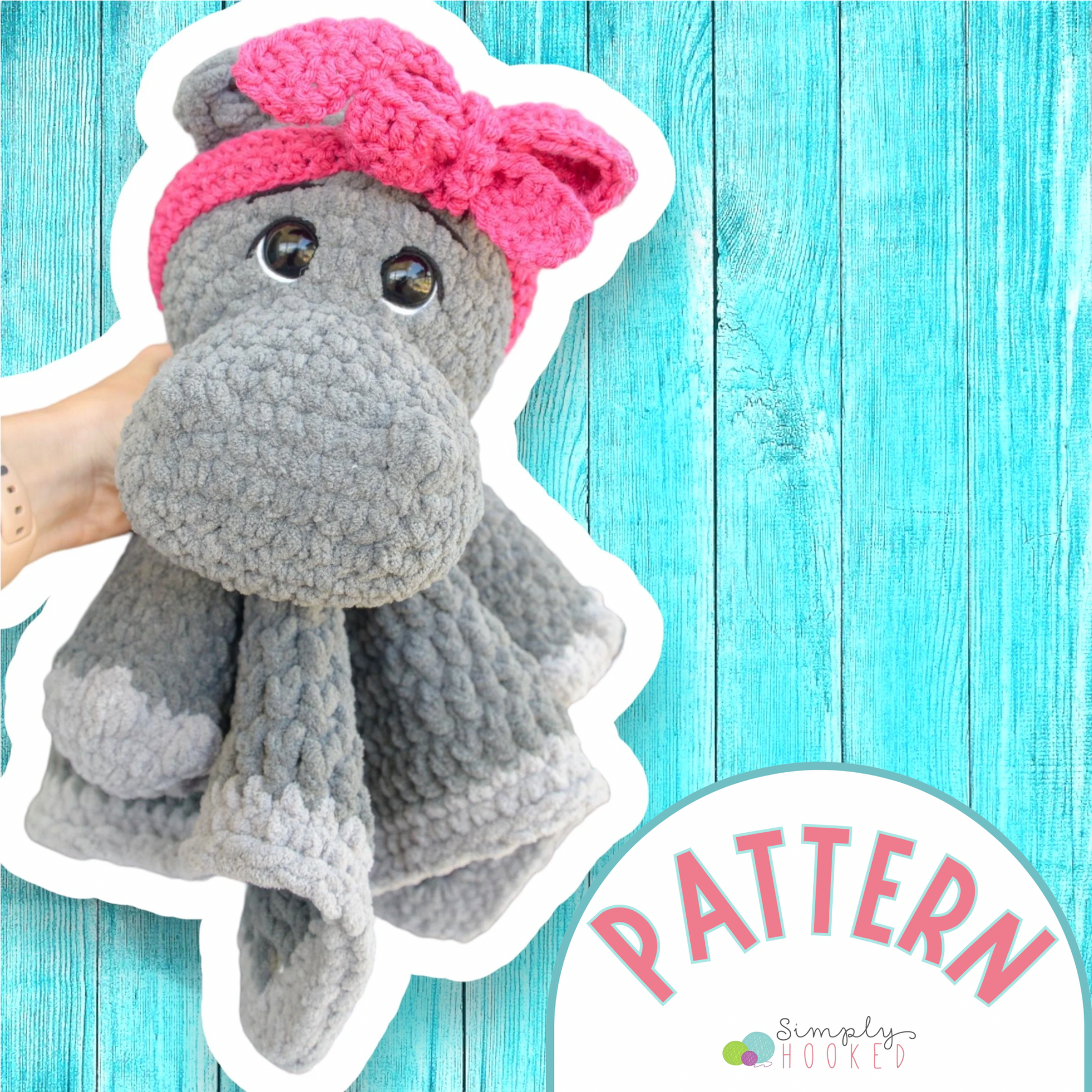 hippo Baby Blanket Crochet Pattern
