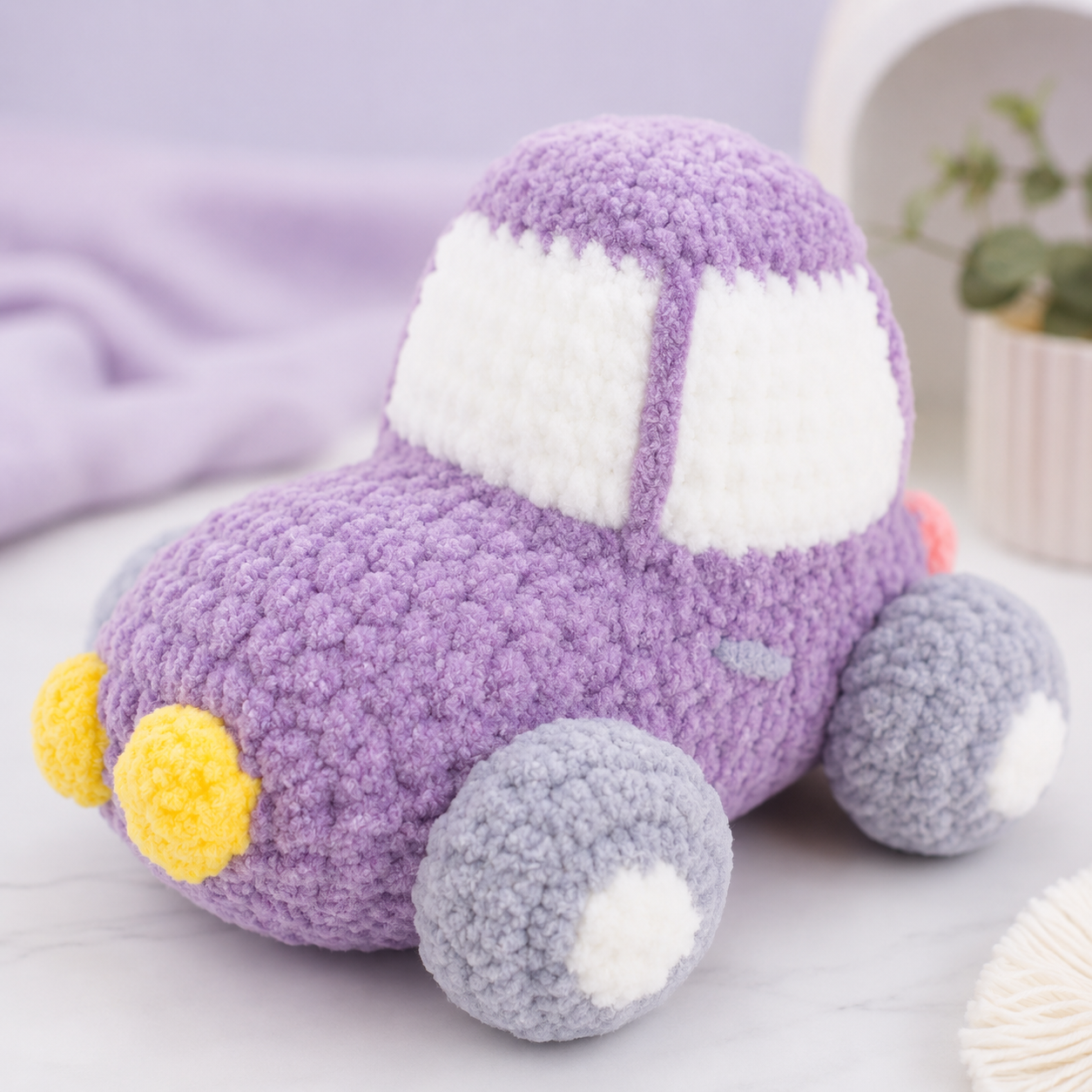 Car Crochet Pattern PDF