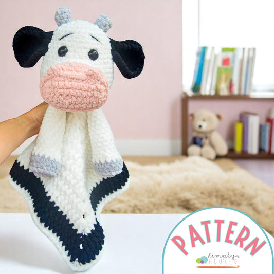 crochet cow lovey