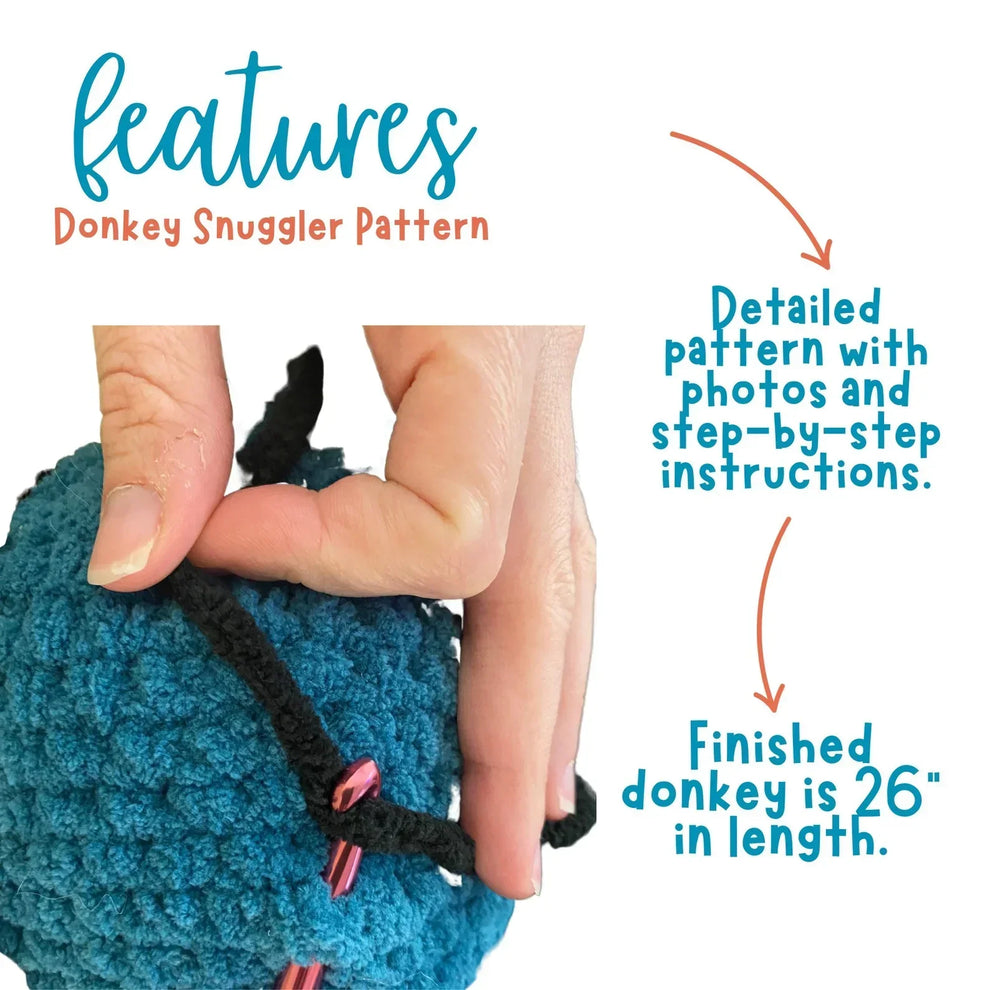 Donkey Crochet Pattern PDF – Simply Hooked Marcy