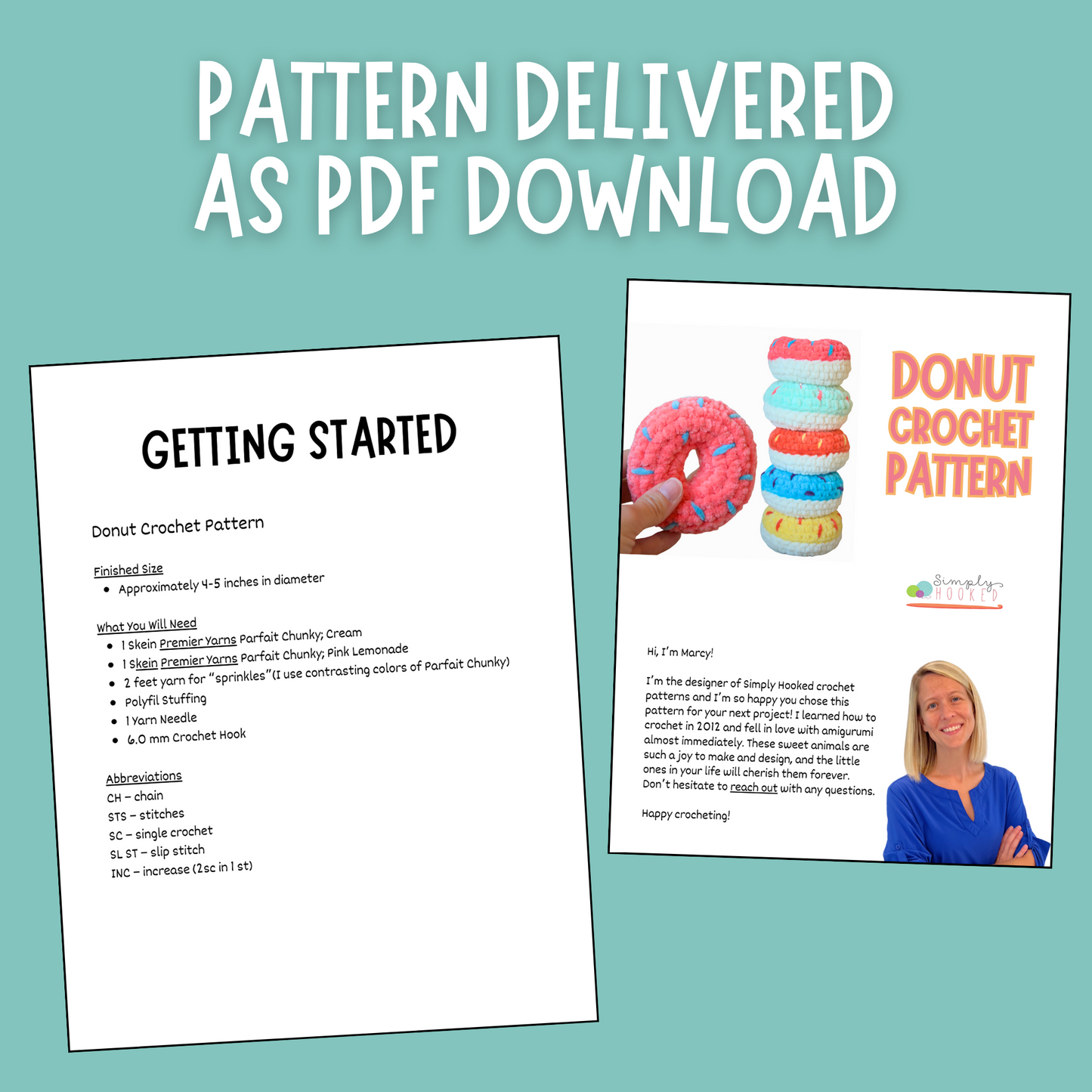 Crochet Donut Pattern