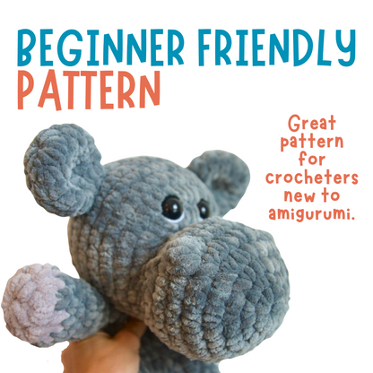 Crochet Hippo Pattern