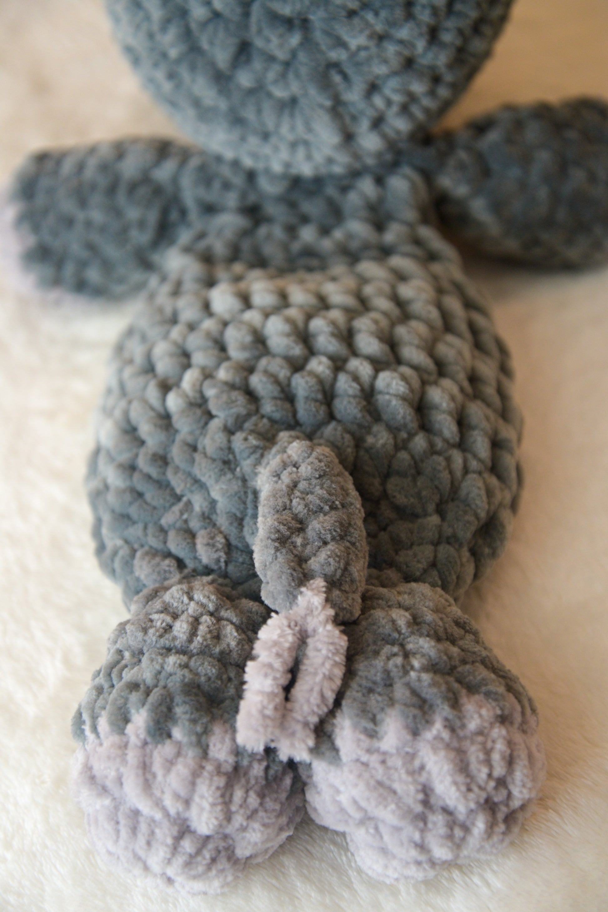 Hippo Snuggler crochet